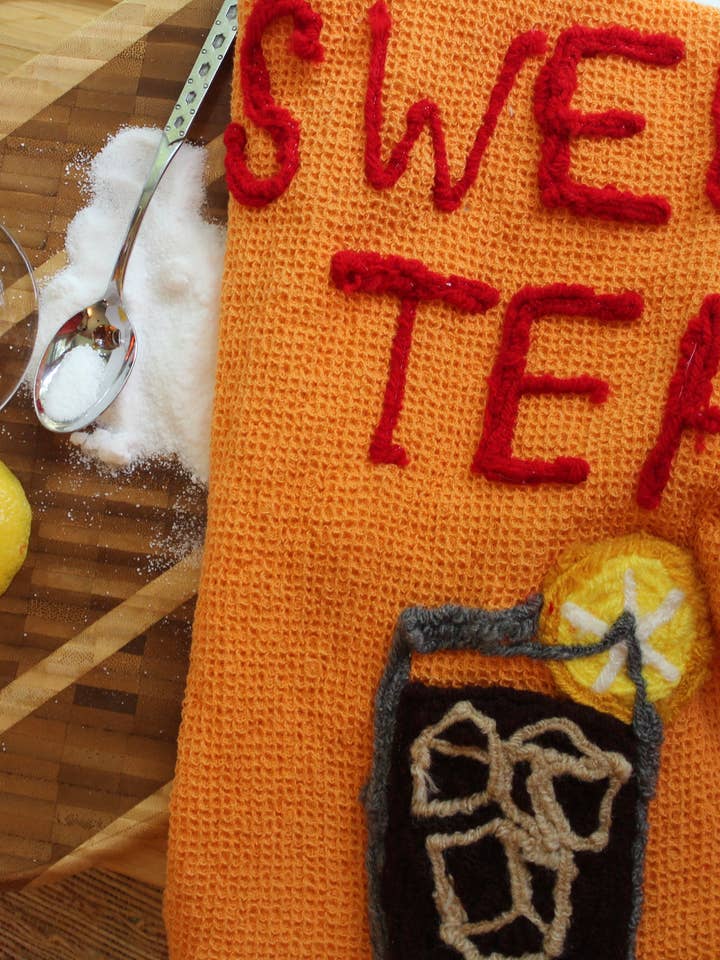 Sweet Tea Towel for wholesale by Miss Mavis Fun House