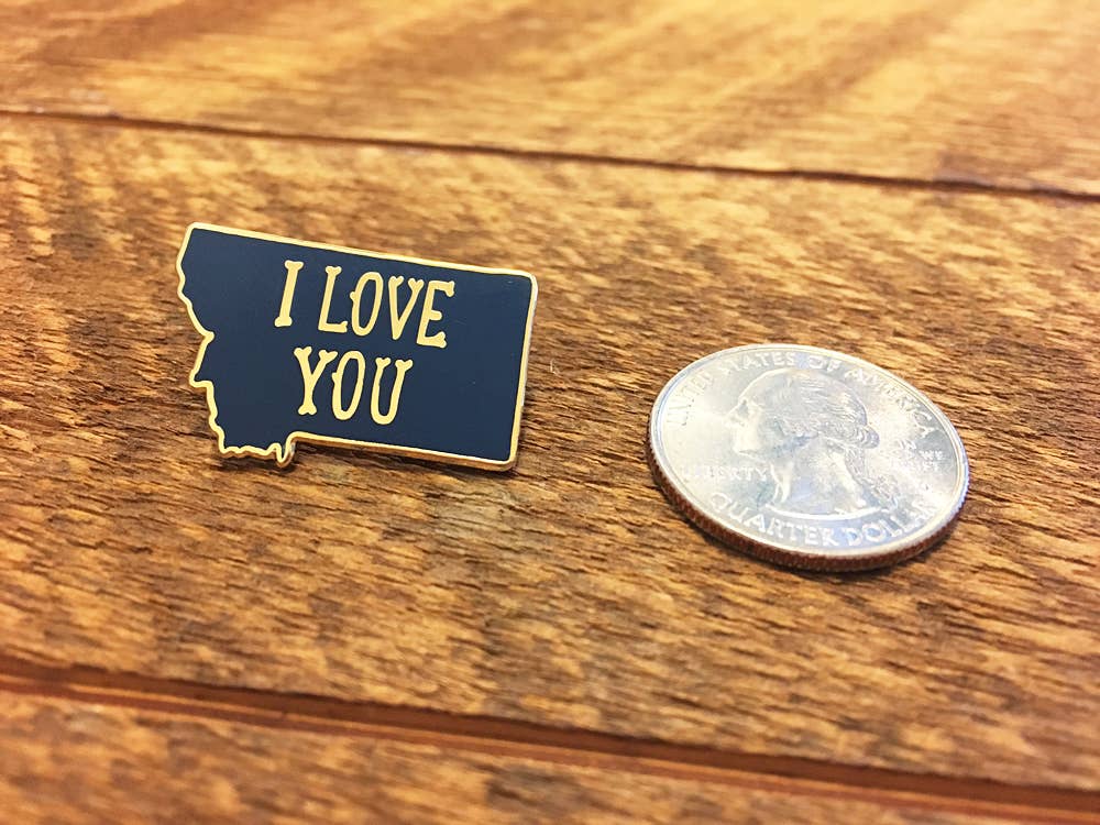 Noteworthy Paper & Press - Wholesale Lapel Pin/Button - Montana Enamel Pin3