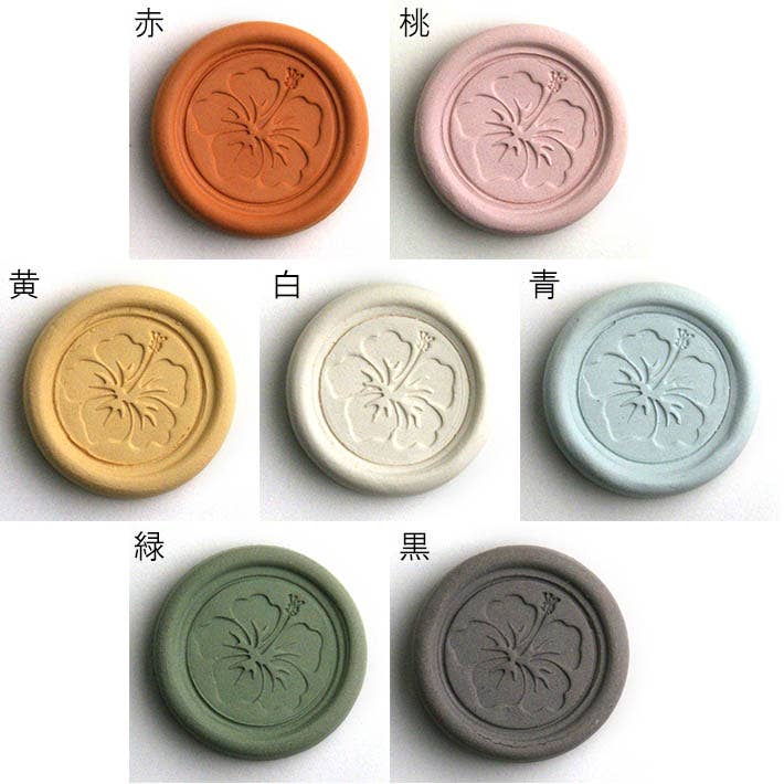 Okinawa Rooftile Clay Material Diffuser Pebbles (Hibiscus) for wholesale by Kai Modest