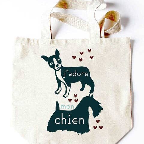 J'Adore Mon Chien - Bolso para perros para venta al por mayor de Potluck Press