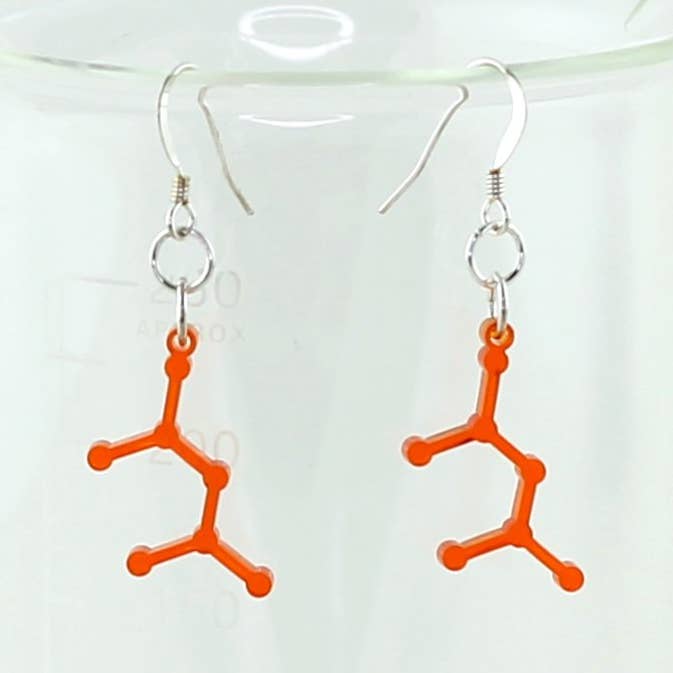 Sorcery Science – wholesale Dangle earrings – Ammonium Dinitramide Rocket Fuel Molecule Earrings0
