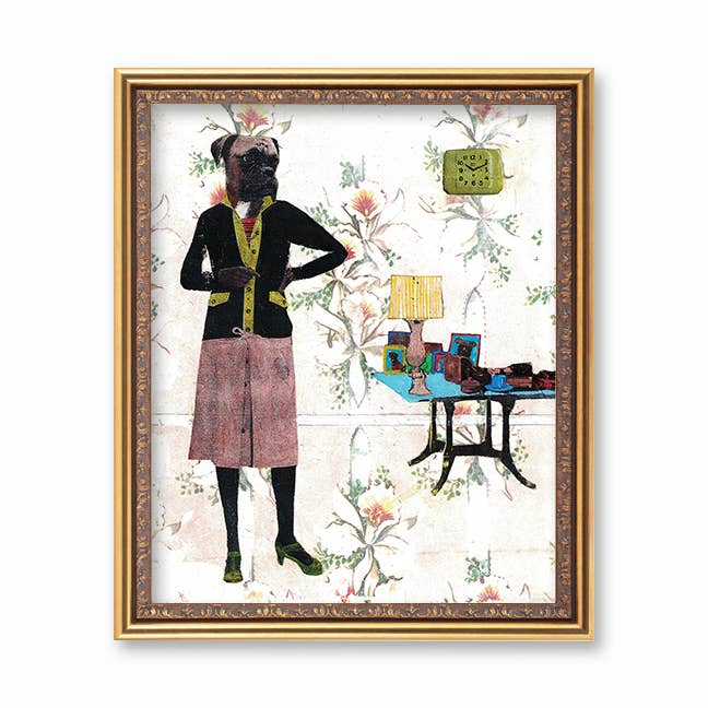 Boxer Lady 8X10 - Póster artístico para venta al por mayor de Pergamo Paper Goods