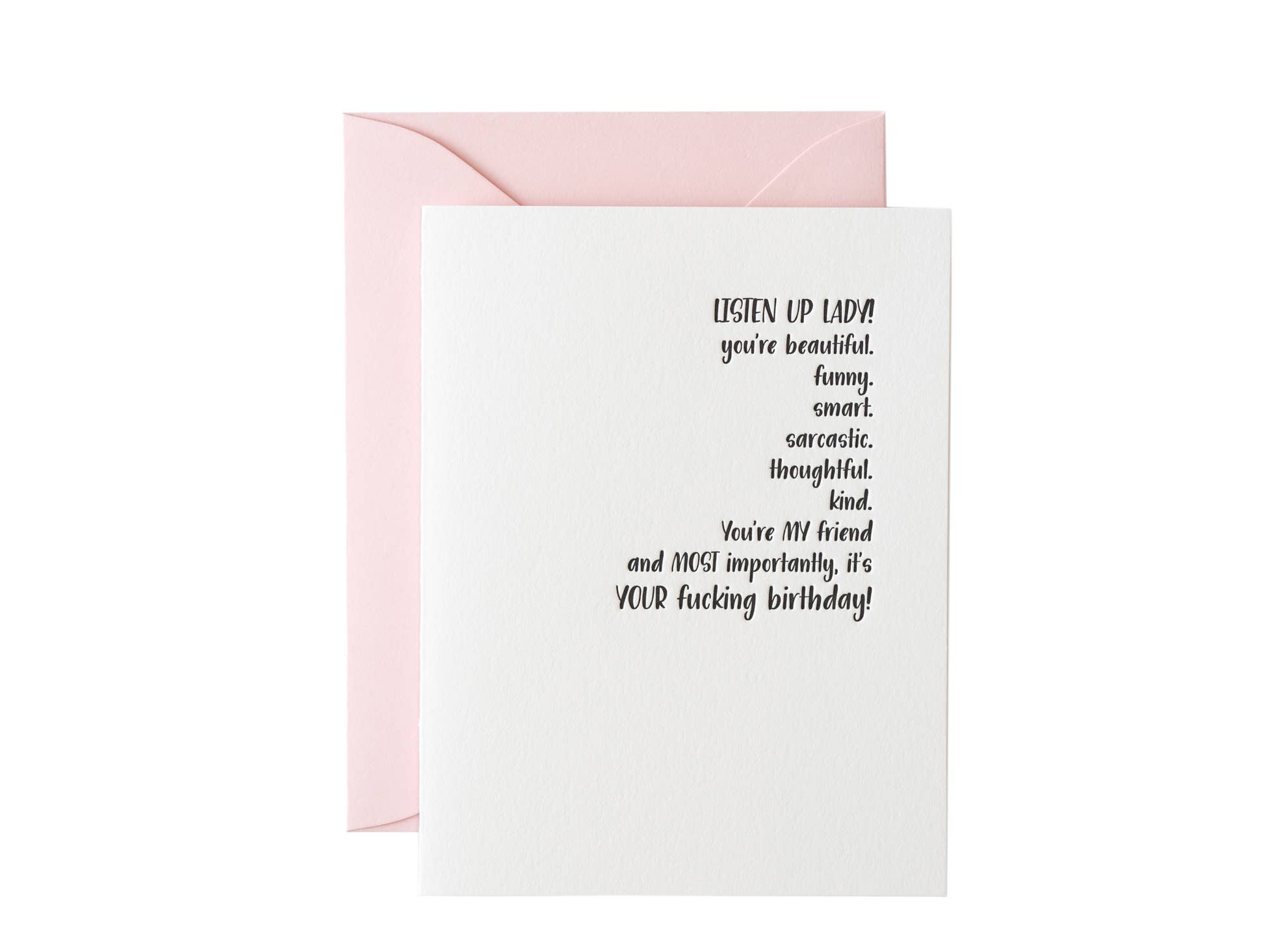 Paper Epiphanies - Wholesale Birthday Card - Listen Up Lady Birthday1