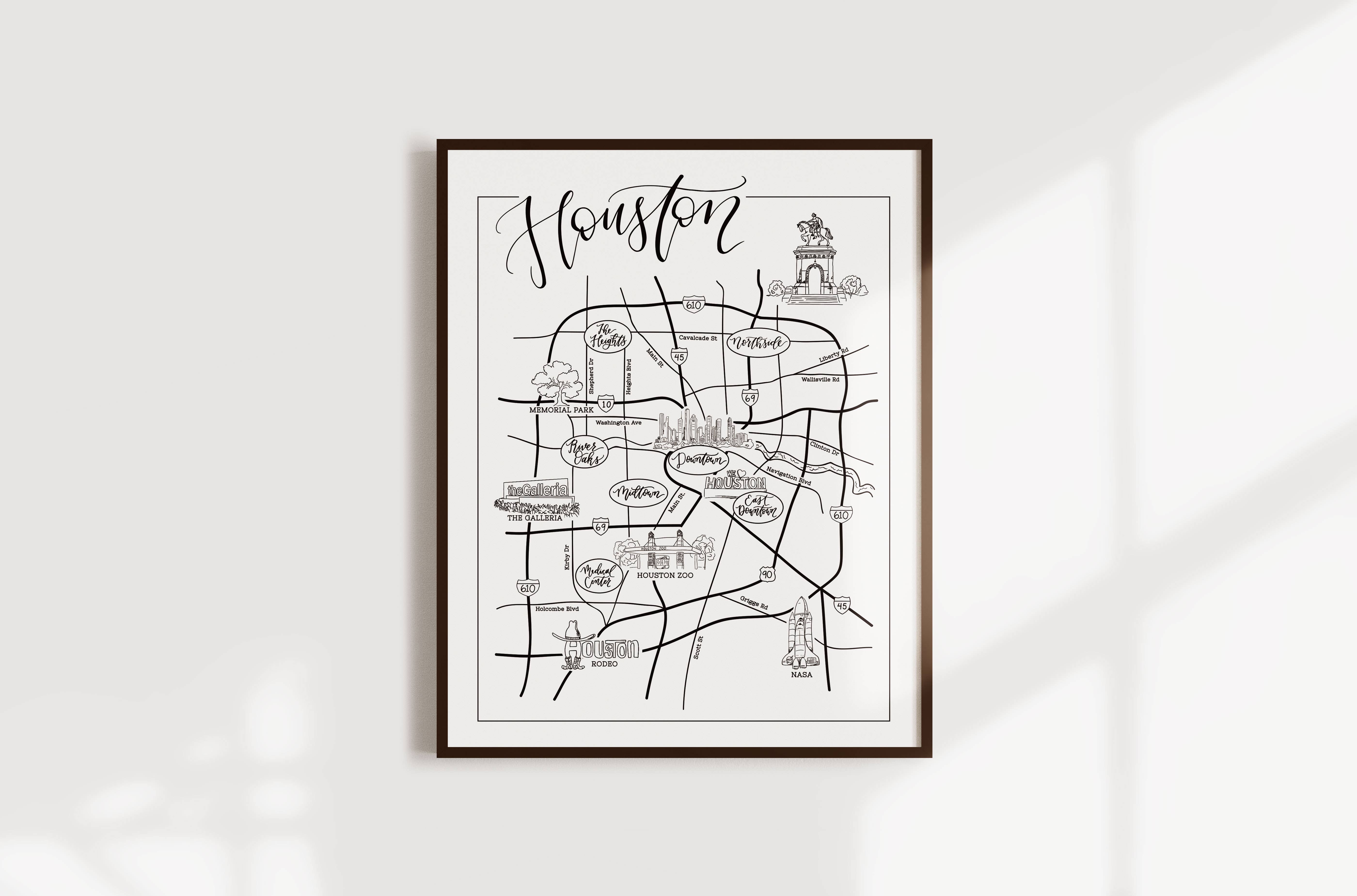 Worthwrite Goods - Wholesale Map - Houston City Map