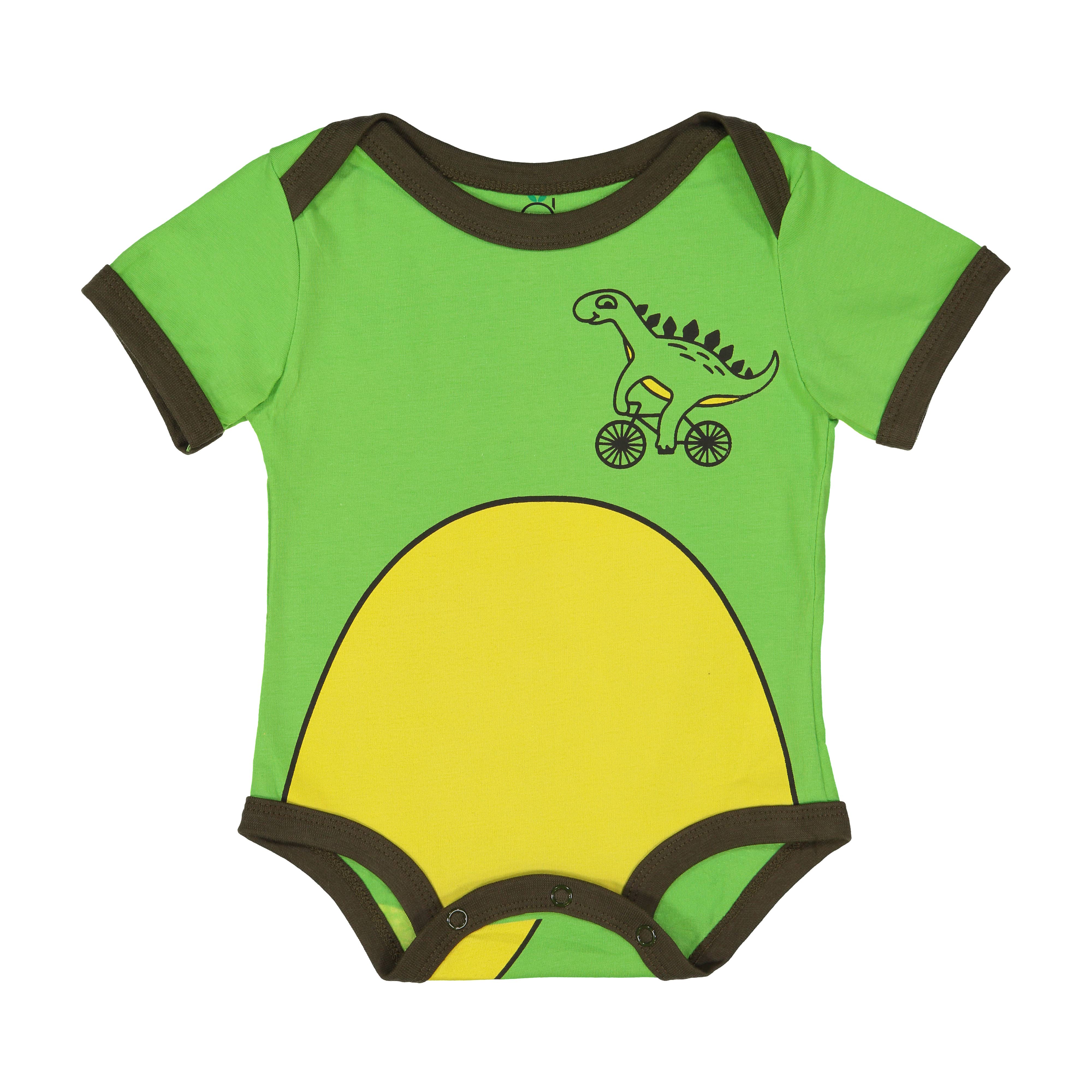 Doodle Pants – wholesale Bodysuit (non-footed) – Baby – Dino Green Baby Bodysuit9