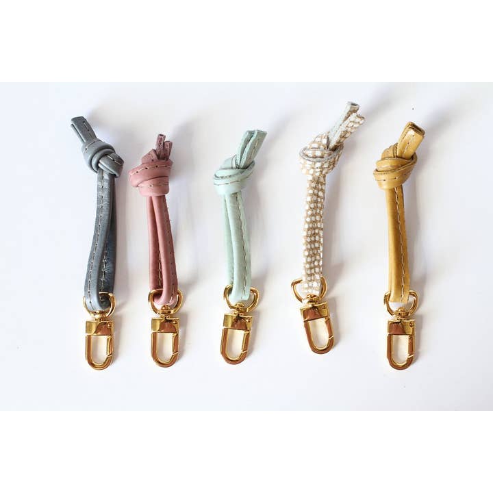 Women's Leather Key Chain 6" for wholesale by Permanent Baggage