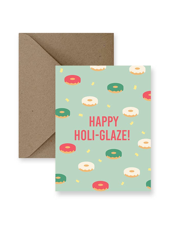 Cartão feliz Holi-Glaze por atacado de IMPAPER