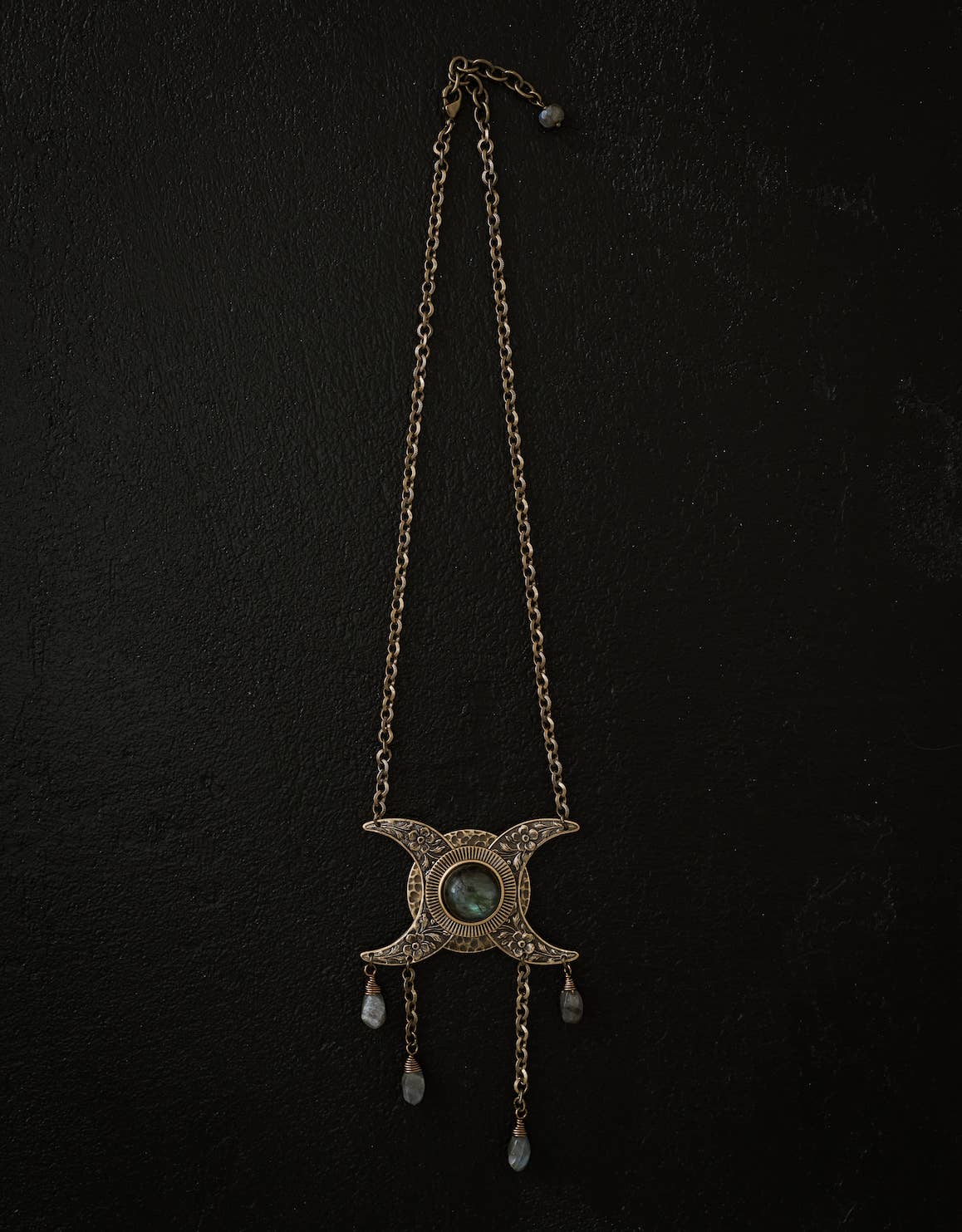 Trollbinde - Wholesale Pendant/Charm Necklace - Triple Moon Goddess Necklace