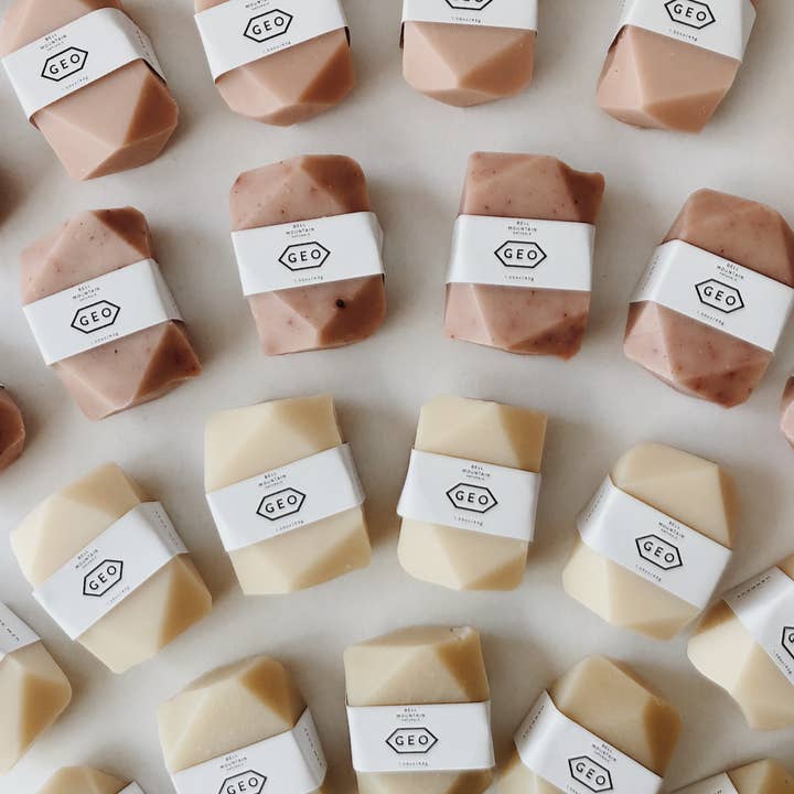 Bell Mountain Naturals - Wholesale Bar Soap - Mini Gem Soap. Sustainable, low waste. All natural.3