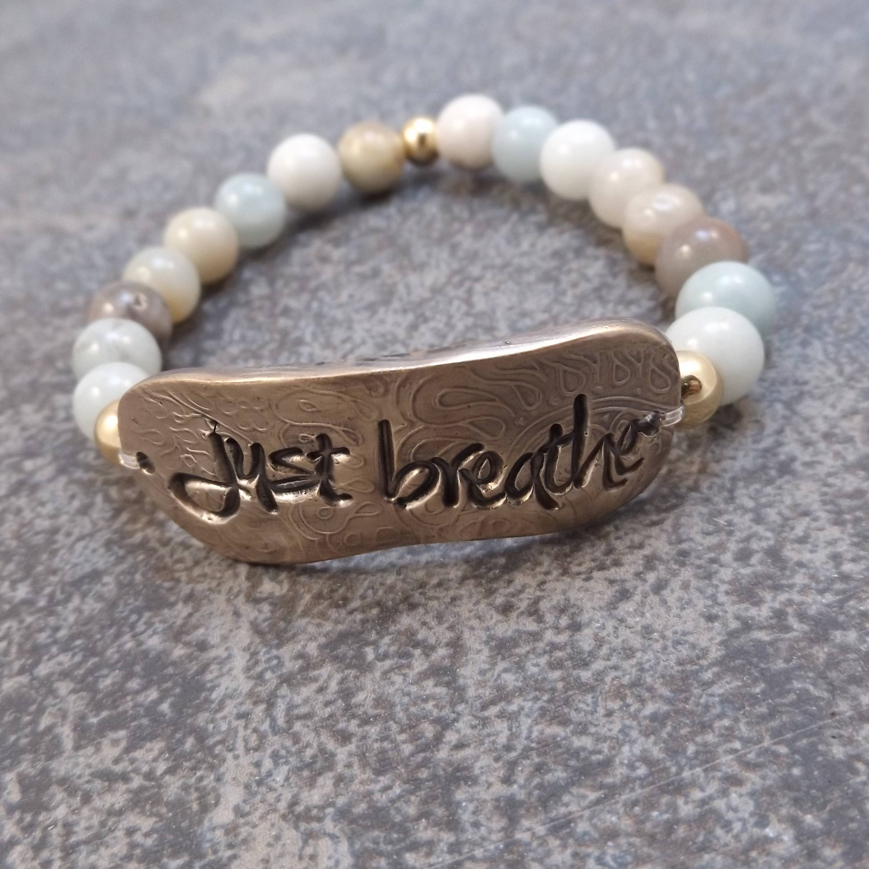 Felicity Jewelry Designs - Wholesale Beaded Bracelet - Just Breathe - Inspiration Bracelet2