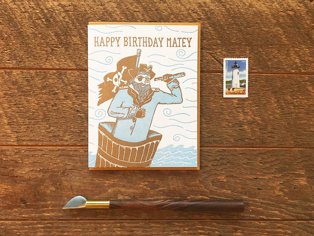 Noteworthy Paper & Press - Wholesale Birthday Card - Pirate Birthday Card1