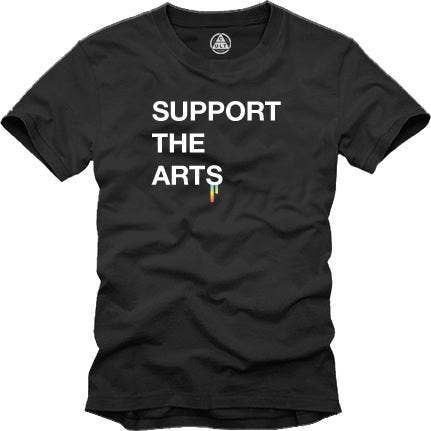 Support the Arts Tee for wholesale by Cult Brand