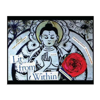 Stampa artistica da parete illuminata dall'interno. per la vendita all'ingrosso da parte di Wholesome Soul