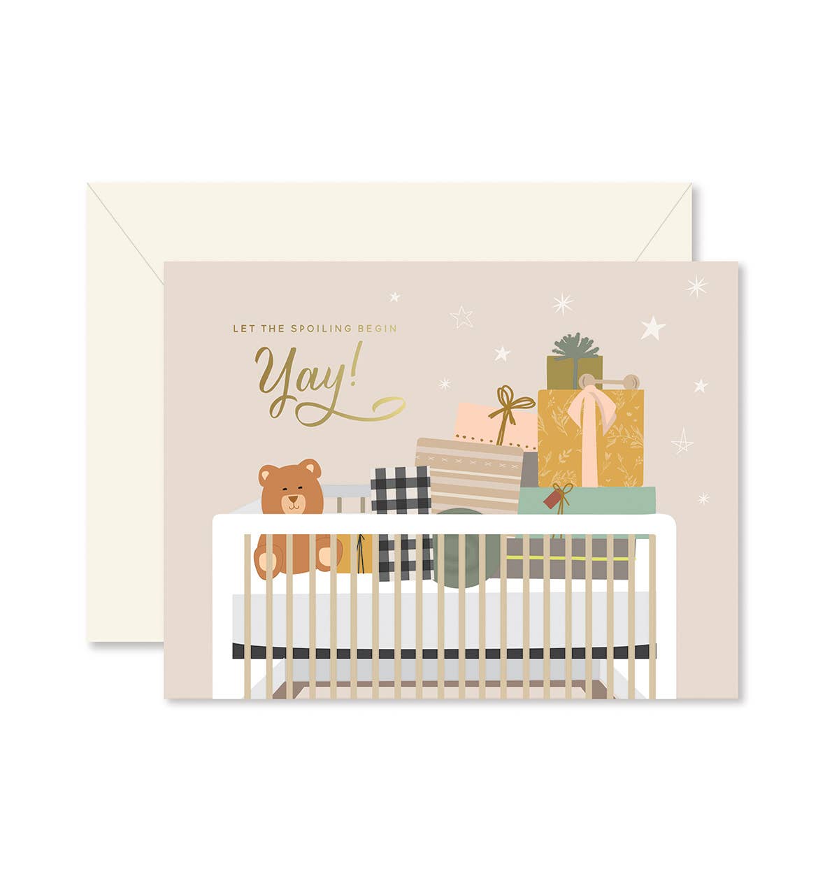 Ginger P. Designs - Wholesale Baby Card - Spoiling Baby Greeting Card