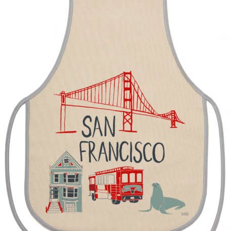 Tablier enfant San Francisco pour la vente par Claudia Pearson
