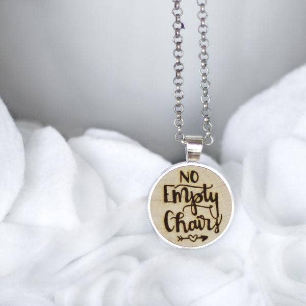 Little Allegory - Wholesale Pendant/Charm Necklace - No Empty Chairs Necklace0