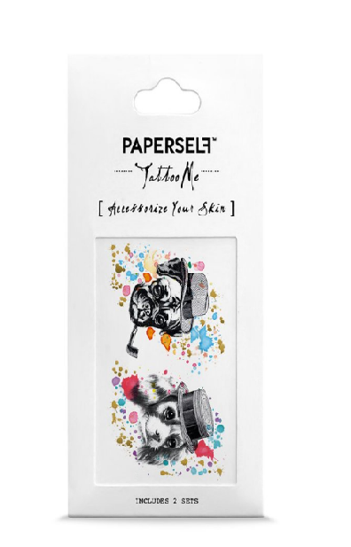 PAPERSELF - Wholesale Temporary Tattoo - Puppy Brothers Temporary Tattoos Stickers1