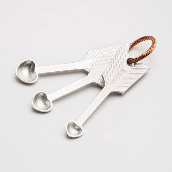 Heart Spice Spoons for wholesale by Beehive Handmade