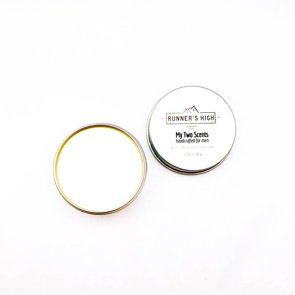 Runner’s High Herbals - Wholesale Deodorant - Women's - My Two Scents | Magnesium Deodorant Cream | Men1