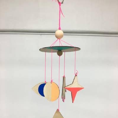 MOBILE - HANGING SHAPES for wholesale by Cosmic Peace Studio