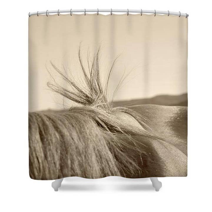 Cortina de ducha Bareback Hold para venta al por mayor de Amanda Smith Western Art, LLC