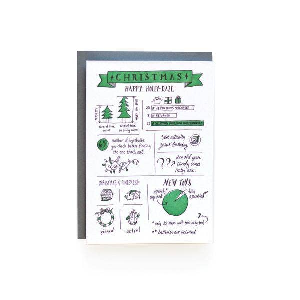 Infografía: Tarjetas Happy Holly-Daze para venta al por mayor de Wild Ink Press