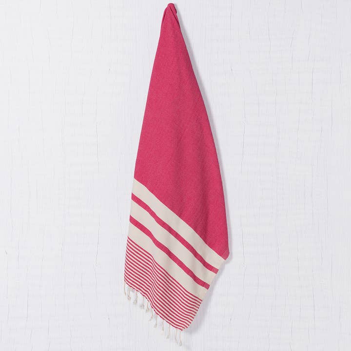 Turkish Towel Peshtemal KREMBCOT - Fuchia for wholesale by Buldano