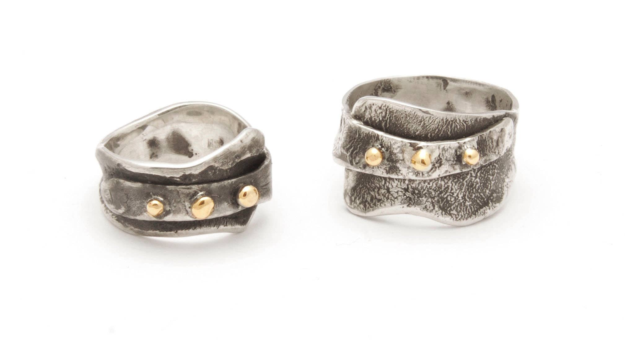 Tamara Kelly Designs - Wholesale Band/Stacked Ring - Reticulated ring series3