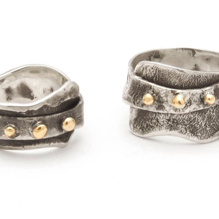 Tamara Kelly Designs - Wholesale Band/Stacked Ring - Reticulated ring series3