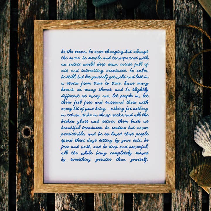 Soyez l'Océan (ENSOLEILLÉ) pour la vente par Dream of the Woods