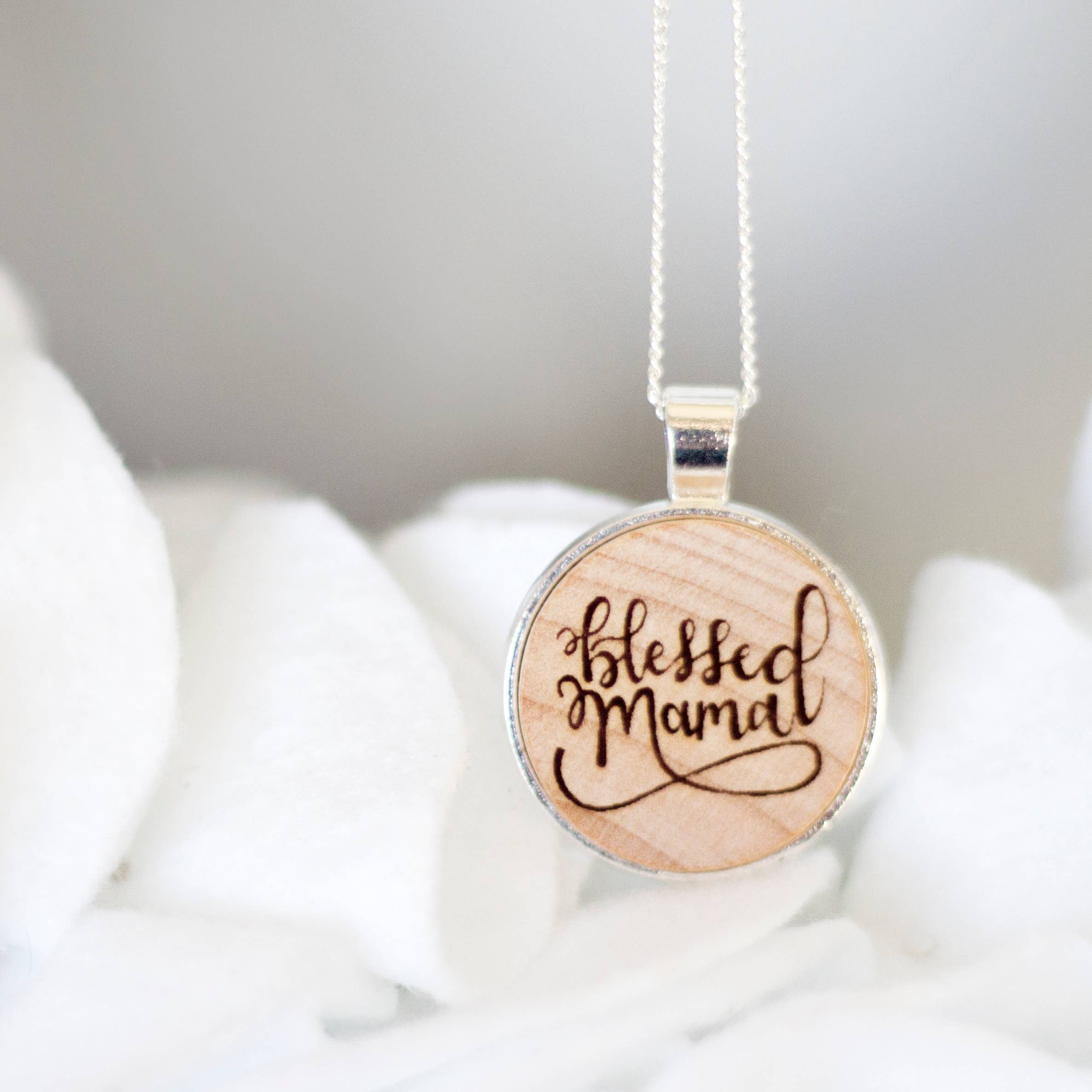 Little Allegory - Wholesale Pendant/Charm Necklace - Blessed Mama Necklace 2 designs0