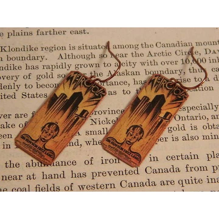 Metropolis Sci-Fi Øreringe for engroshandel hos Sarah Wood Studio