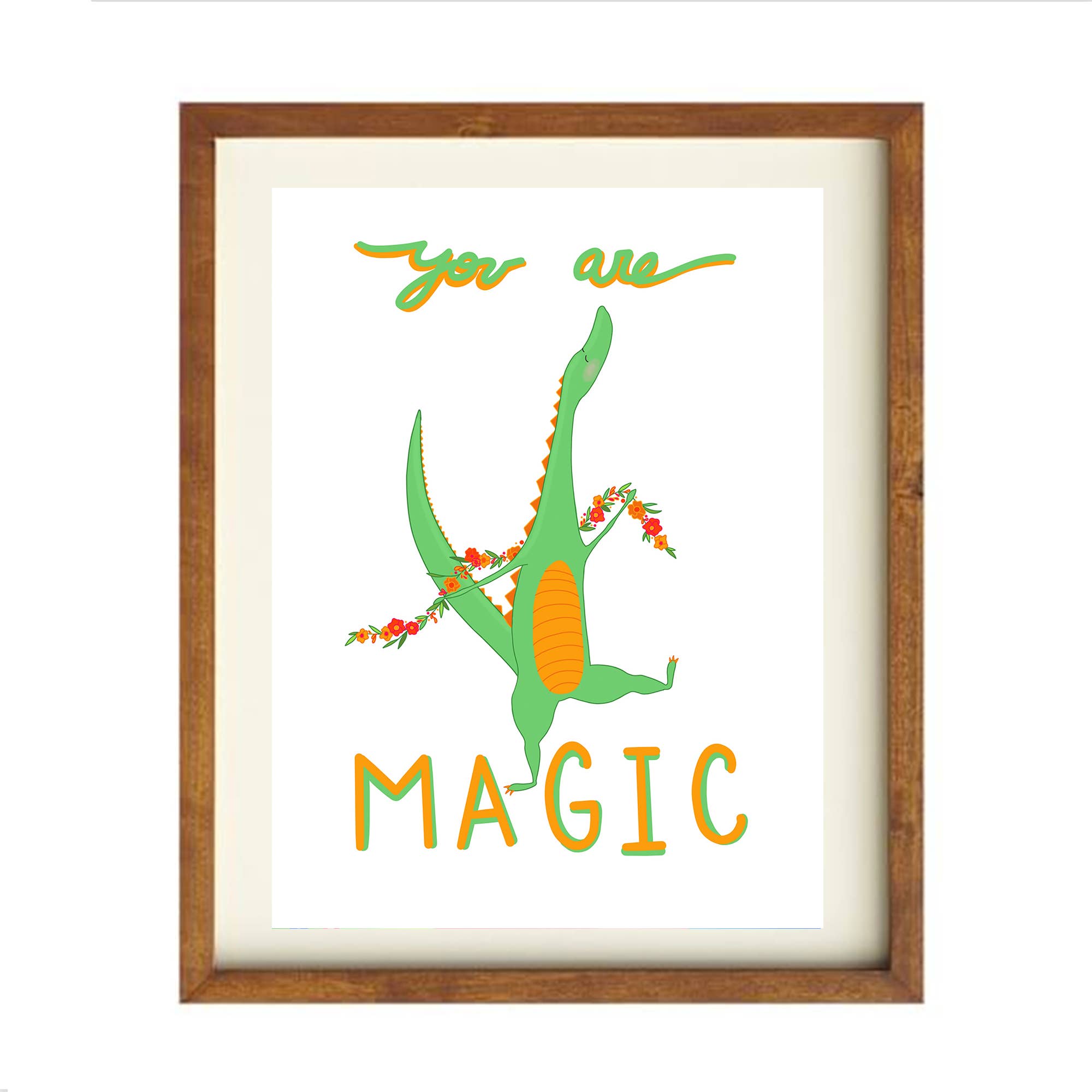 Fox & Crow Paper co. - Wholesale Art Print - Kids & Baby - Dragon Print * Kids and Babies Home Decor * Dragon Decor1