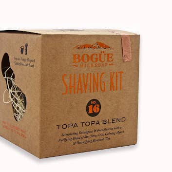 Goat Milk Soap Shave Kit No.16 Topa Topa Blend essential oil for wholesale by Bogue Milk Soap