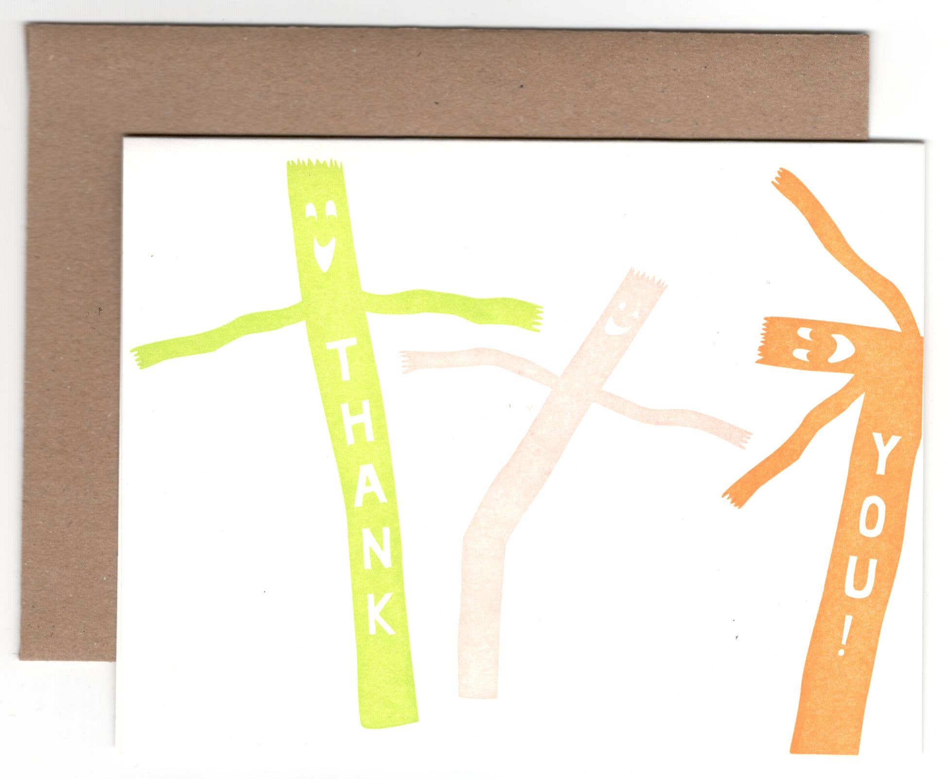 Power and Light Press - Wholesale Thank You Card - Air Dancers Thanks0