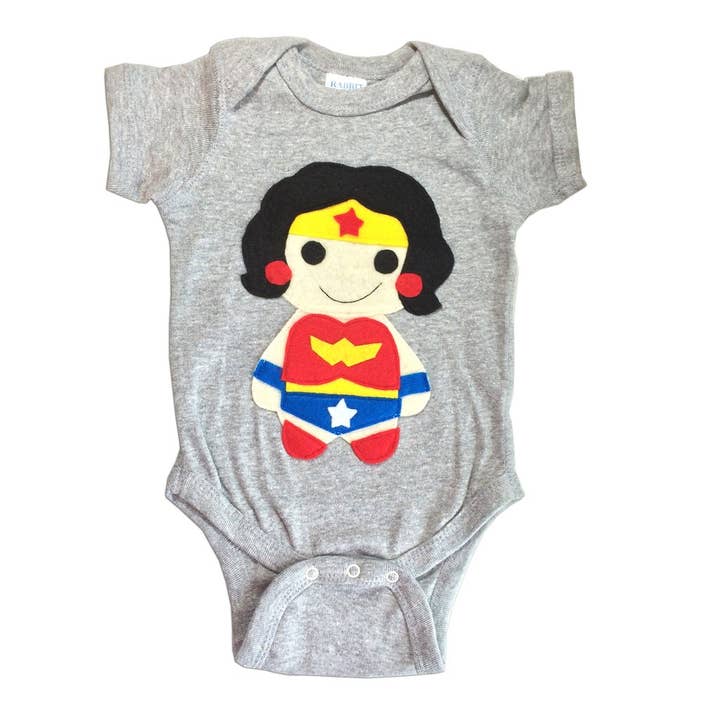 Macacão Super Hero - Garota Maravilha por atacado de mi cielo