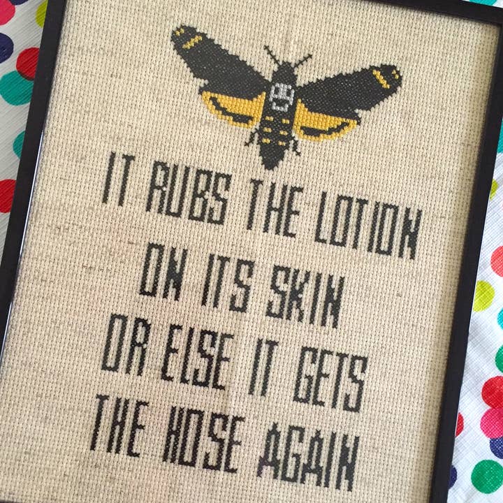 Silent Lotion Cross Stitch Kit for wholesale by Spot Colors