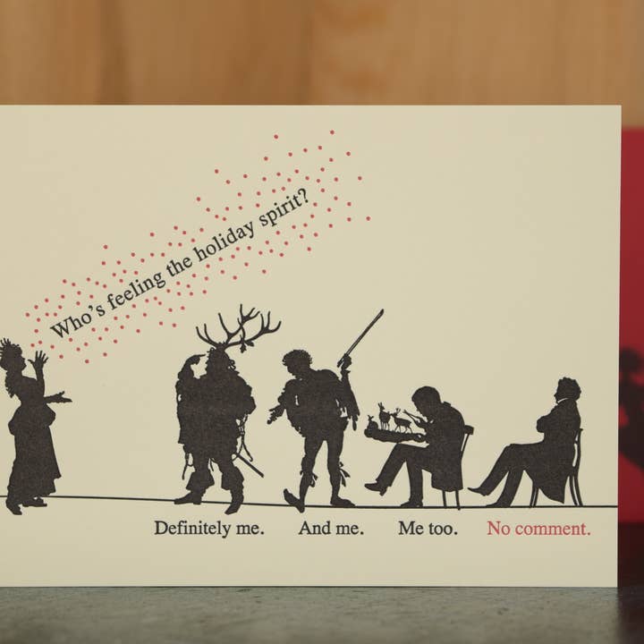 No Comment Card for wholesale by Oddball Press LLC