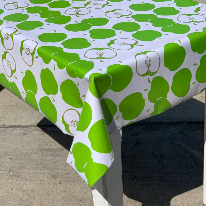 70" x 47.5" Rectangle Solvang Tablecloth for wholesale by Oilcloth International