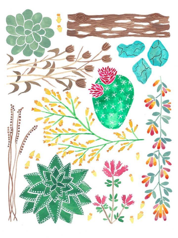 11" x 14" June Nature Art Print Collection for wholesale by Andria Green