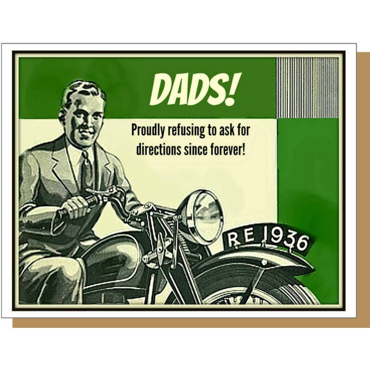 Ümlaut Brooklyn - Vente Carte pour la fête des Pères - Directions - Carte pour la fête des pères