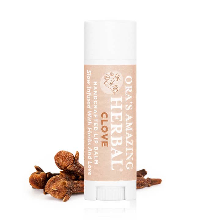 Clove Lip Balm for wholesale by Ora’s Amazing Herbal Natural Skincare
