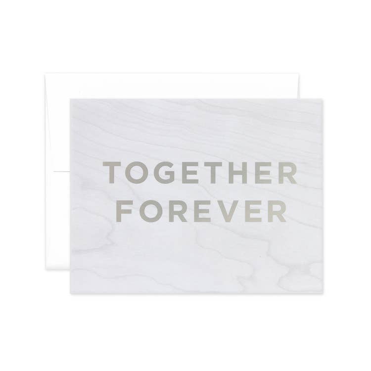 REMOVED BRAND - Wholesale Wedding Card - Faux Bois Together Forever0