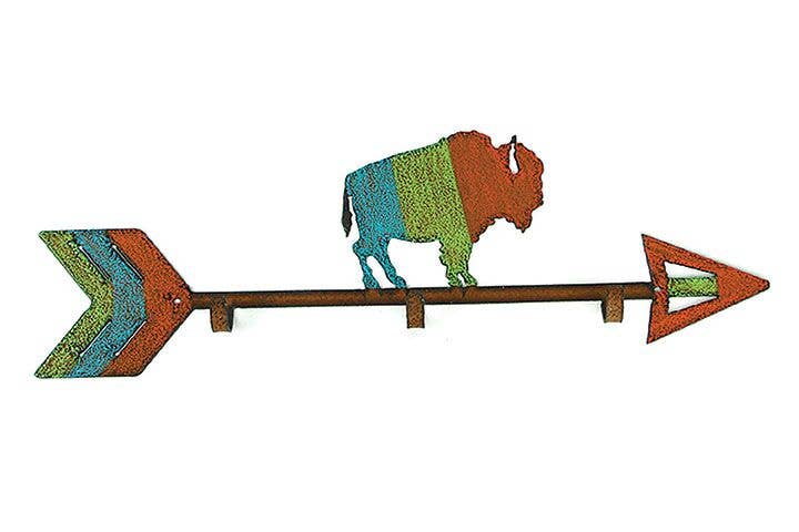 Whimsies - Wholesale Wall Hook - Buffalo KEY Hook Lodge Southwest organize  Leash holder eco1