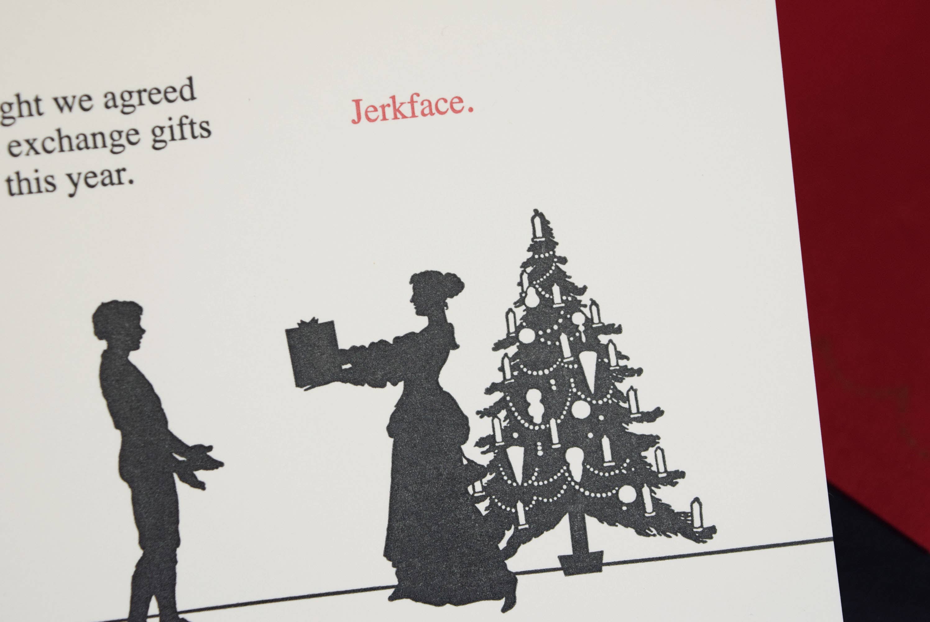 Oddball Press LLC - Wholesale Christmas Card - Jerkface Card1