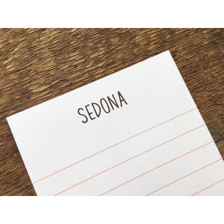 Noteworthy Paper & Press - Wholesale Notepad - Sedona Pad2