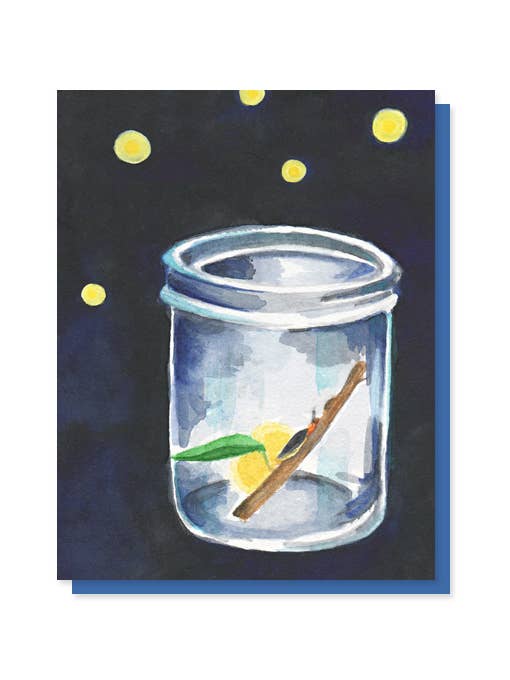 Firefly Greeting Card for wholesale by The Lavender Whim