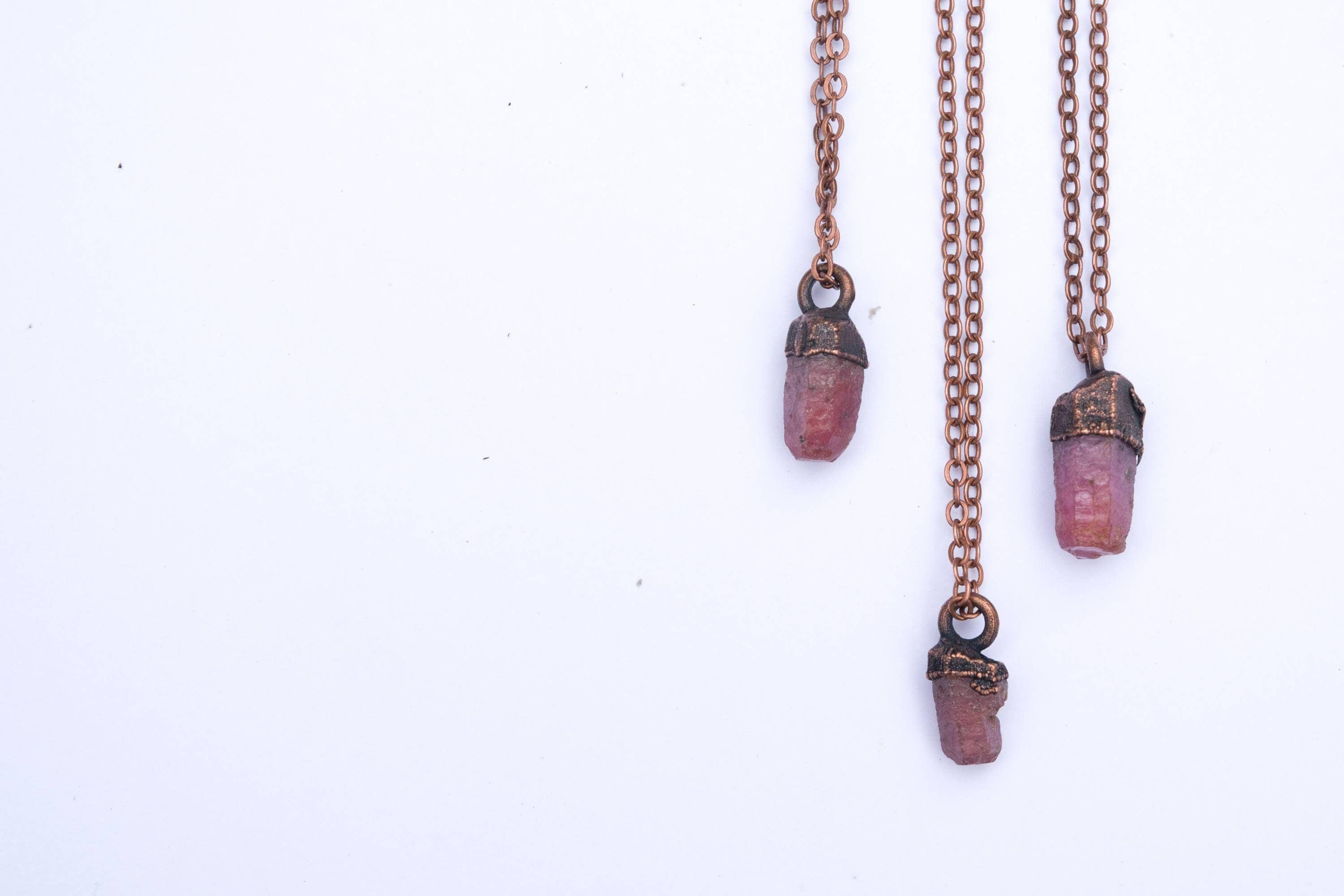 HAWKHOUSE - Wholesale Pendant/Charm Necklace - 18" Ruby Crystal Necklace0