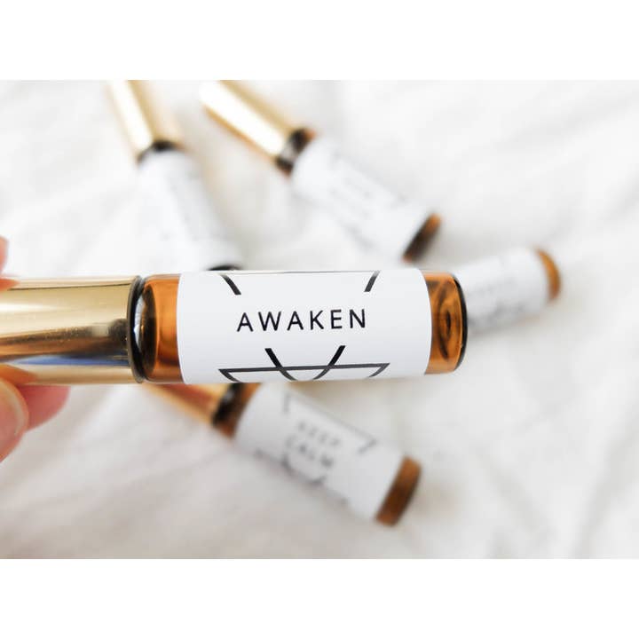 The Willow Field - Wholesale Essential Oil Roll-On - 10ml Awaken Herbal Roller