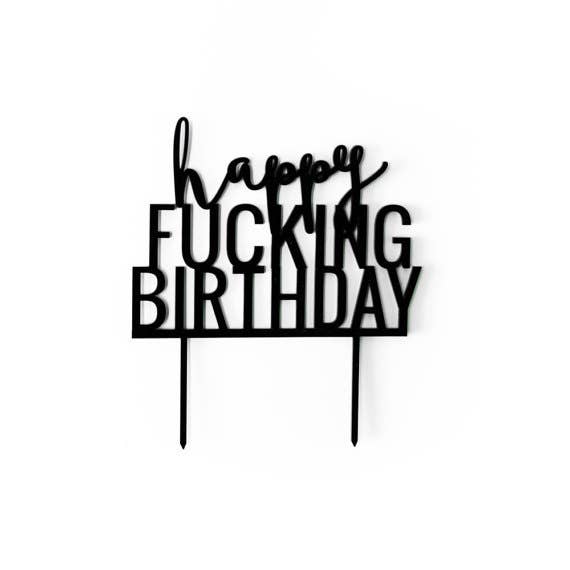 Happy Follando Cumpleaños Decoración de para venta al por mayor de The Roc Shop